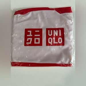 NEW UNIQLO Blow up Beach Ball, red & white